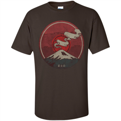 Mount Fuji T-shirt Dark Chocolate