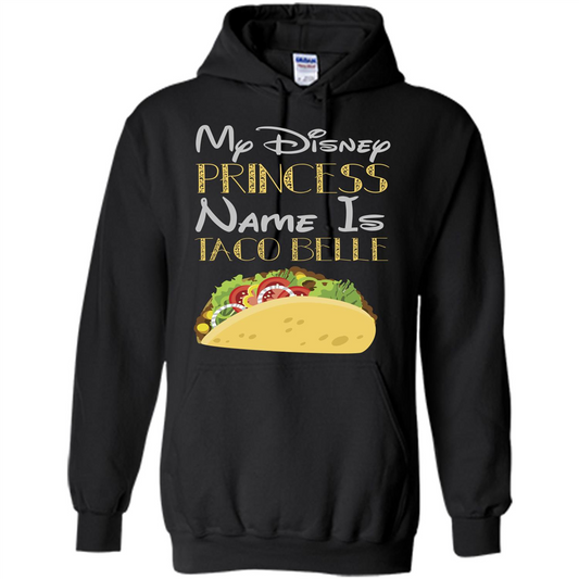 Taco T-shirt My Disney Princess Name Is Taco Belle Orange