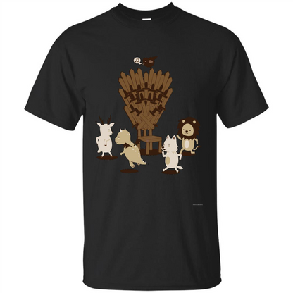 Game Of Musical Thrones Characters T-shirt Black