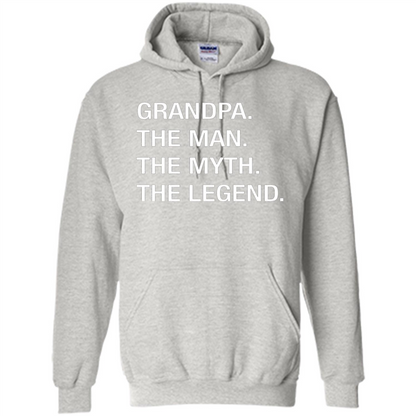 Grandpa The Man The Myth The Legend T-shirt Ash