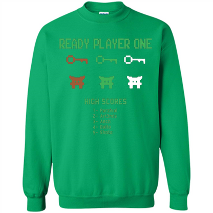 Video Games Ready Play One T-shirt Irish Green