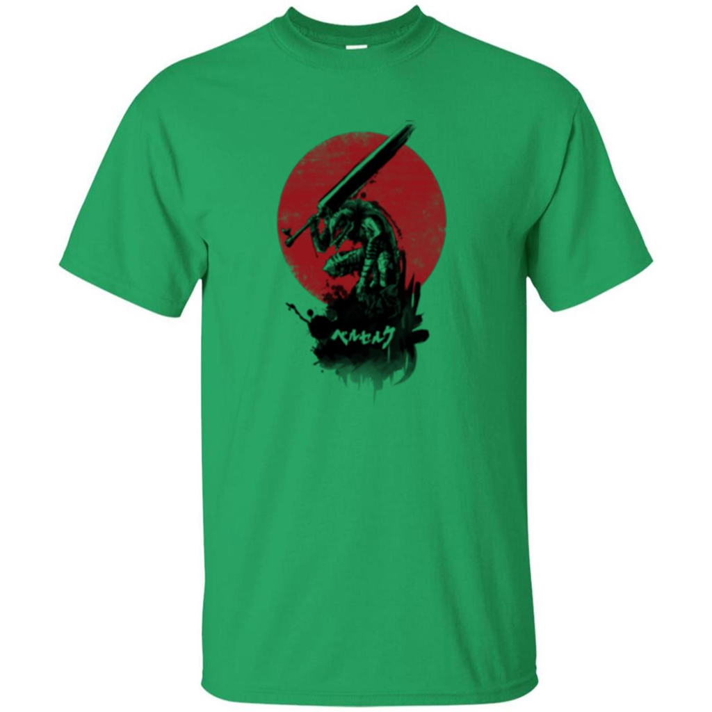 Red Sun Swordsman T-shirt Irish Green