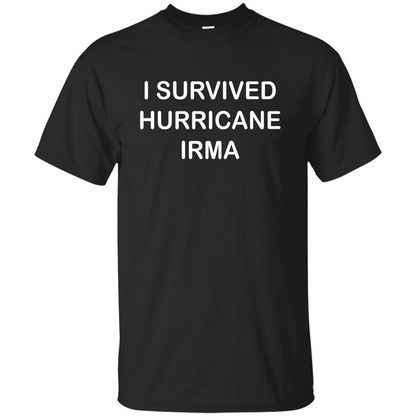 I Survived Hurricane Irma T-shirt Black