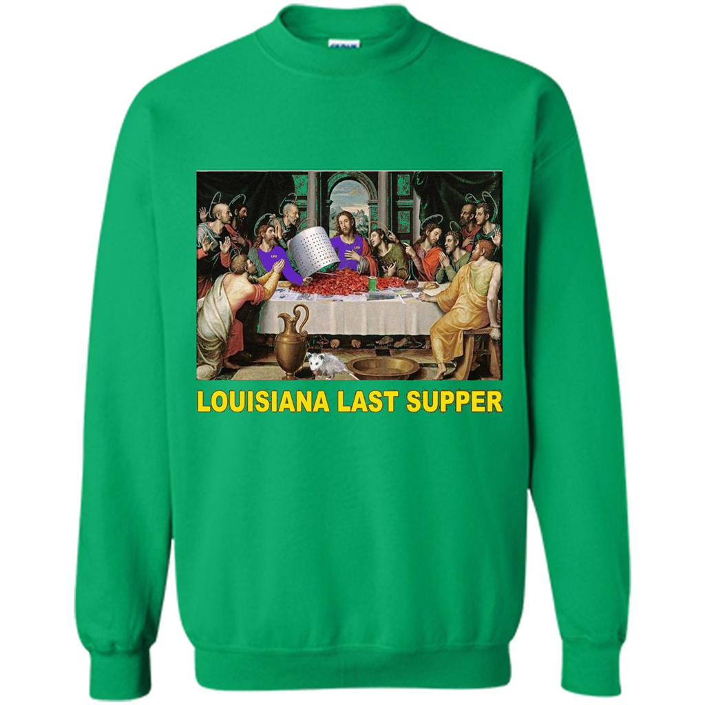 Louisiana Last Supper T-shirt Irish Green
