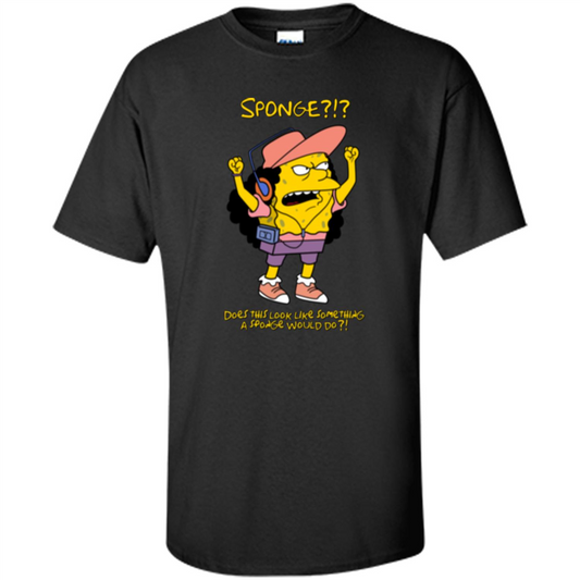 Sponge Otto Square Pants T-shirt Black