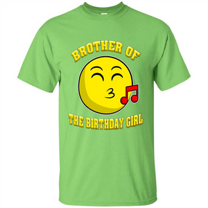 Brother Of The Birthday Girl Emoji T-shirt