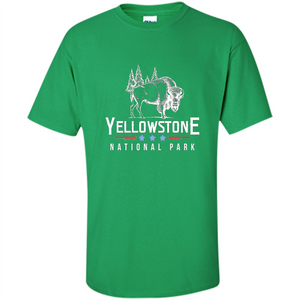 Yellowstone National Park Wyoming Buffalo T-shirt