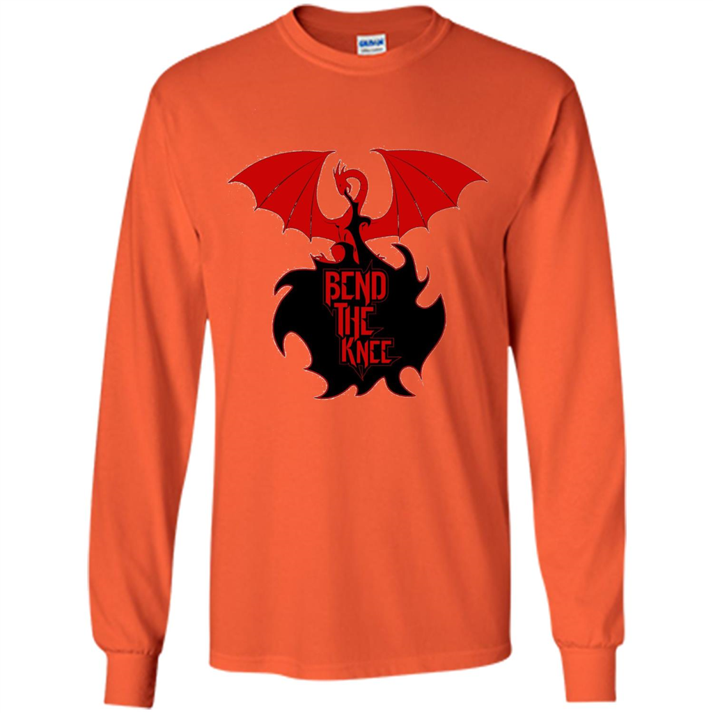 Movies T-shirt Bend The Knee T-shirt Orange