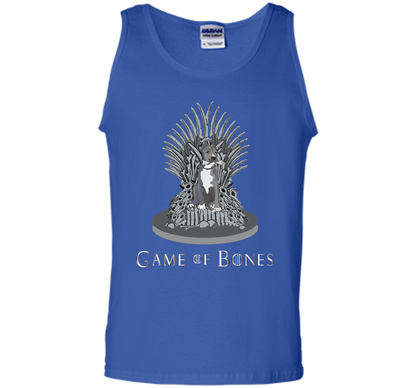 Pitbull Game of Bones Funny Parody T-shirt Royal