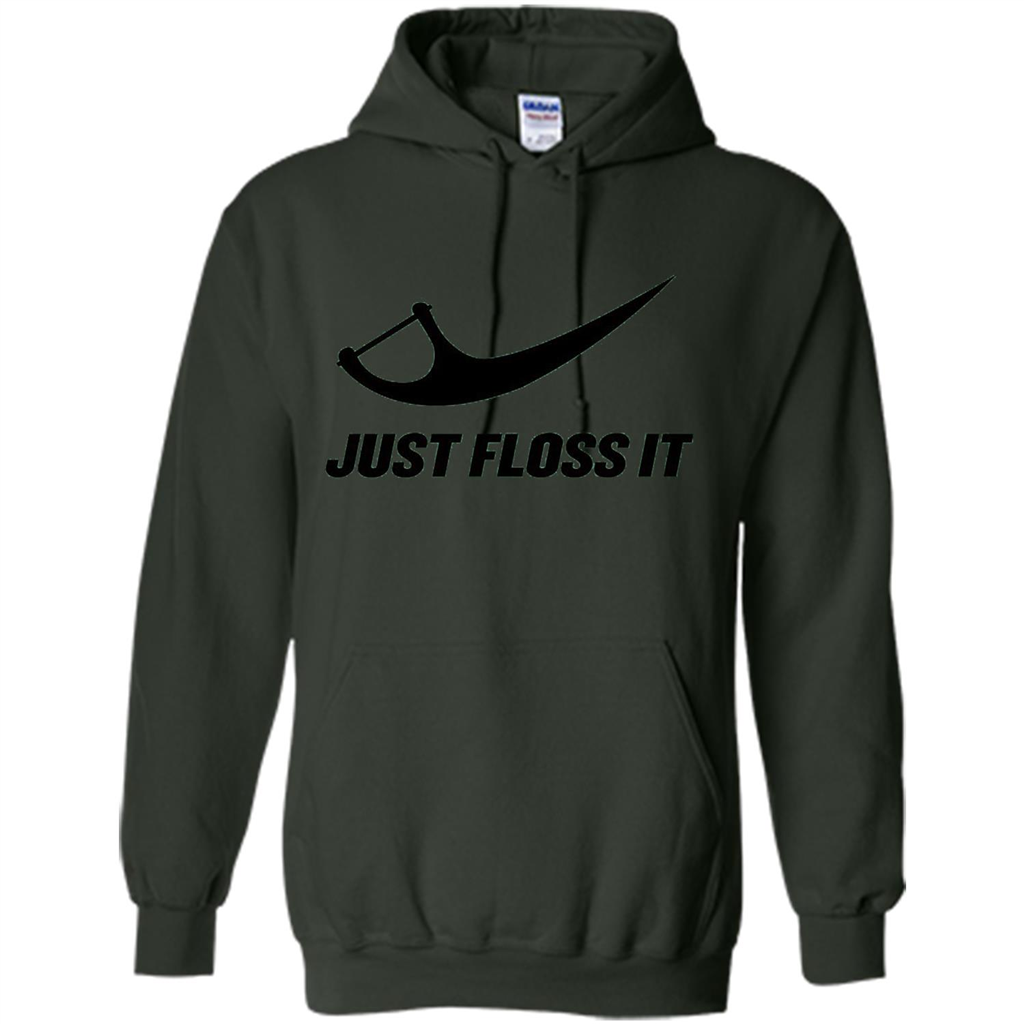 Just Floss It T-Shirt Forest Green