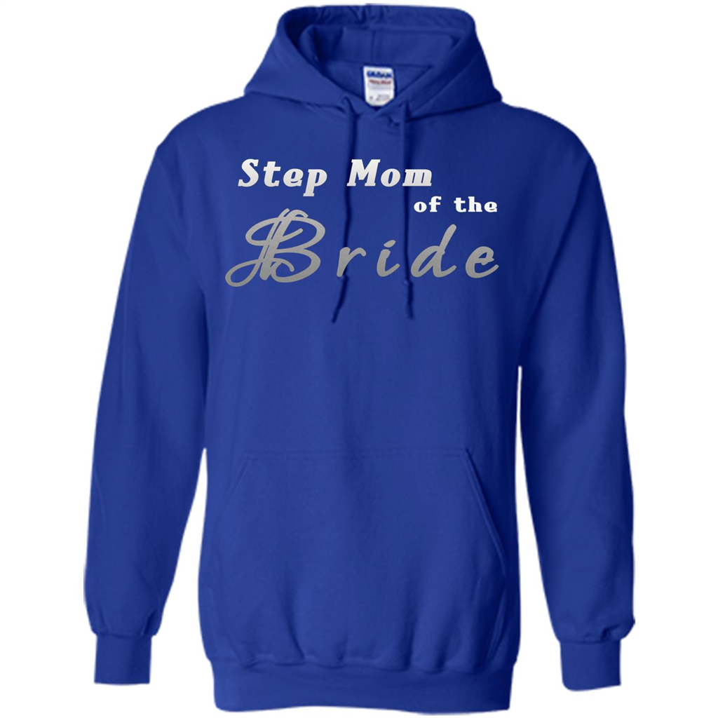 Bride's Step Mom T-shirt - New Step Mother Of Bride Royal