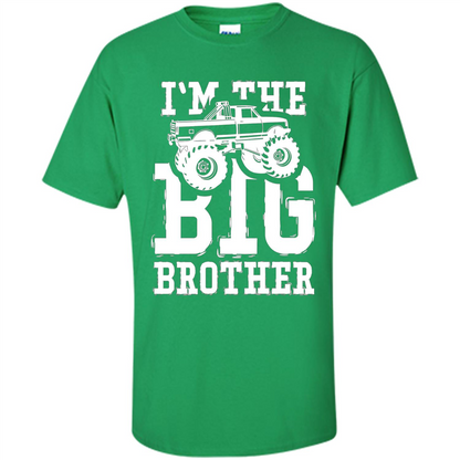 I'm The Big Brother Monster Truck T-shirt Irish Green