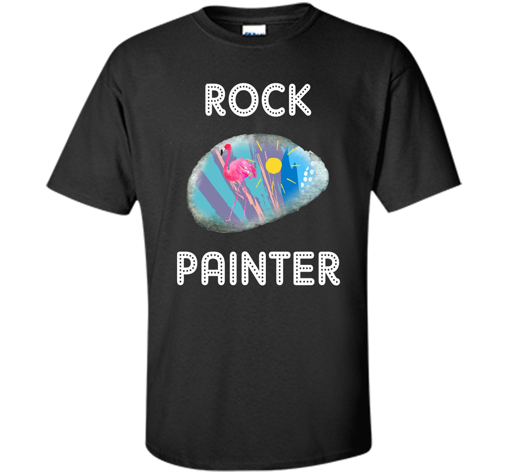 Rock Painter Shirt for People Who Paint Rocks or Hunt Rocks shirt Black