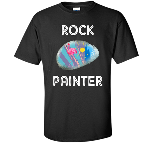 Rock Painter Shirt for People Who Paint Rocks or Hunt Rocks shirt Black