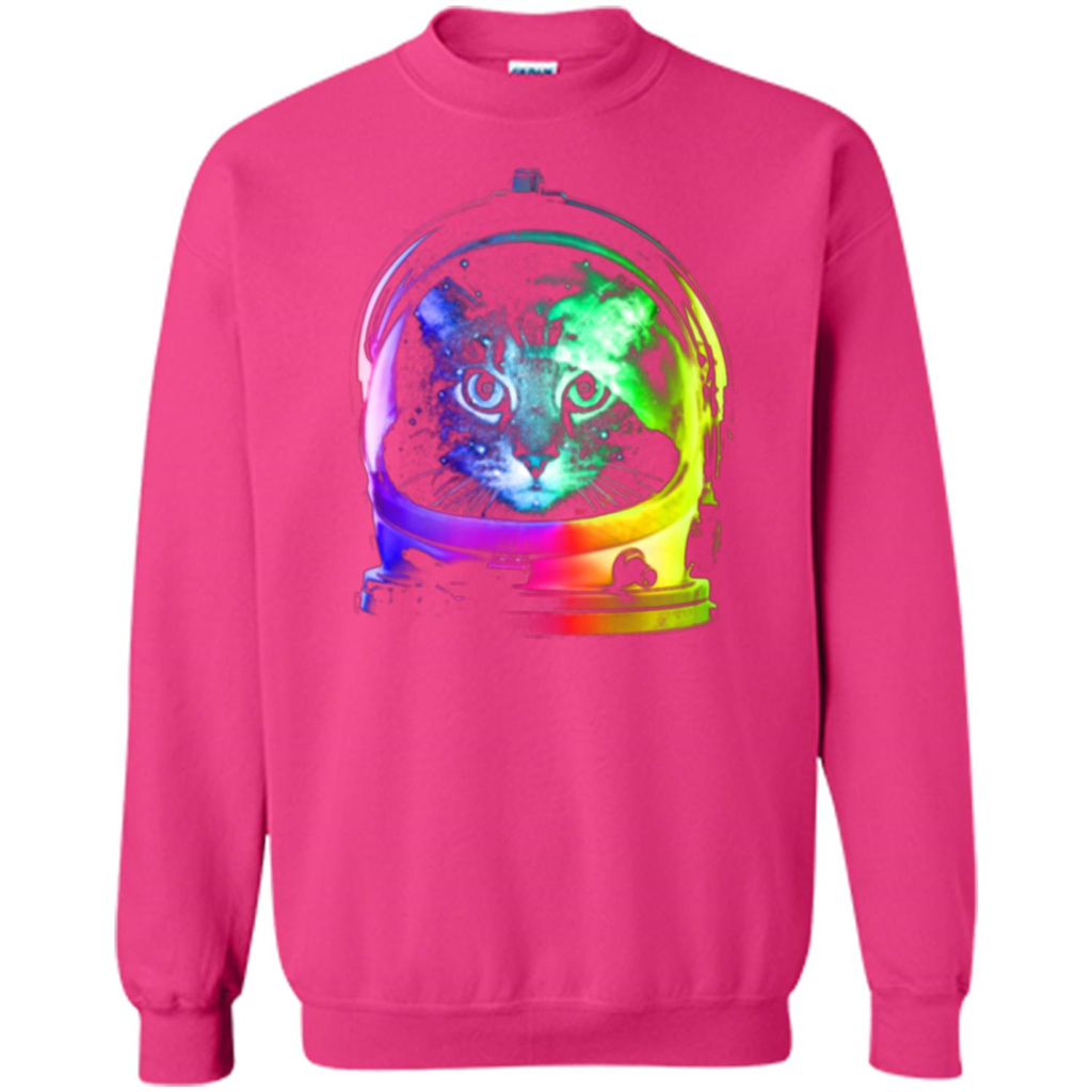Astronaut Cat T-shirt Heliconia
