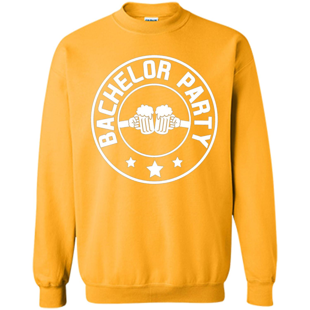 Men's Bachelor Party Cheers T-shirt Gold