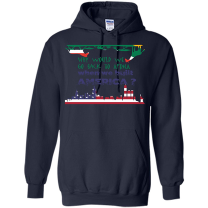 Africa - America T-shirt Build America Navy