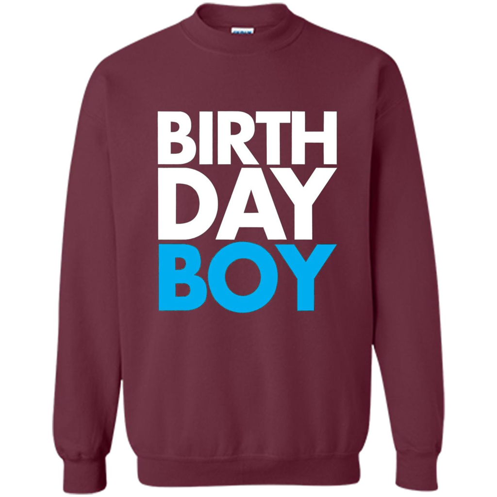 Birth Day Boy T-shirt Maroon