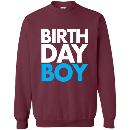 Birth Day Boy T-shirt Maroon