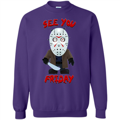 Friday The 12th T-shirt See You Friday Orange