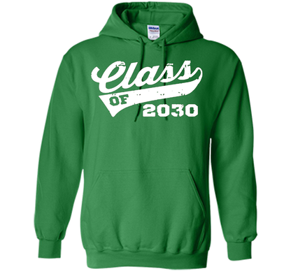 Kindergarten T-shirt Class Of 2030 Kindergarten Style T-shirt Irish Green
