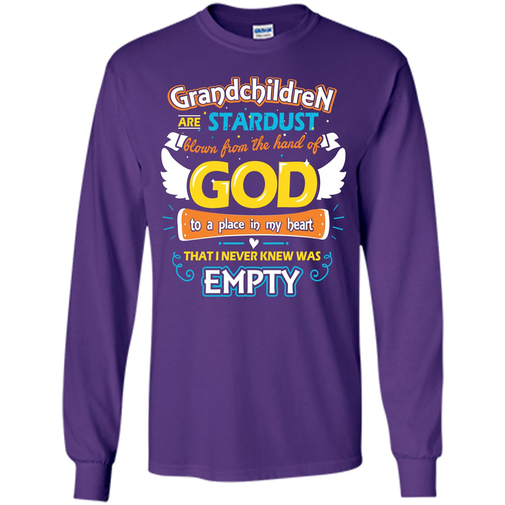 Grandchildren Are Stardust From The Hands Of God T-shirt Purple