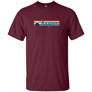 Aspen Retro Mountain T-shirt