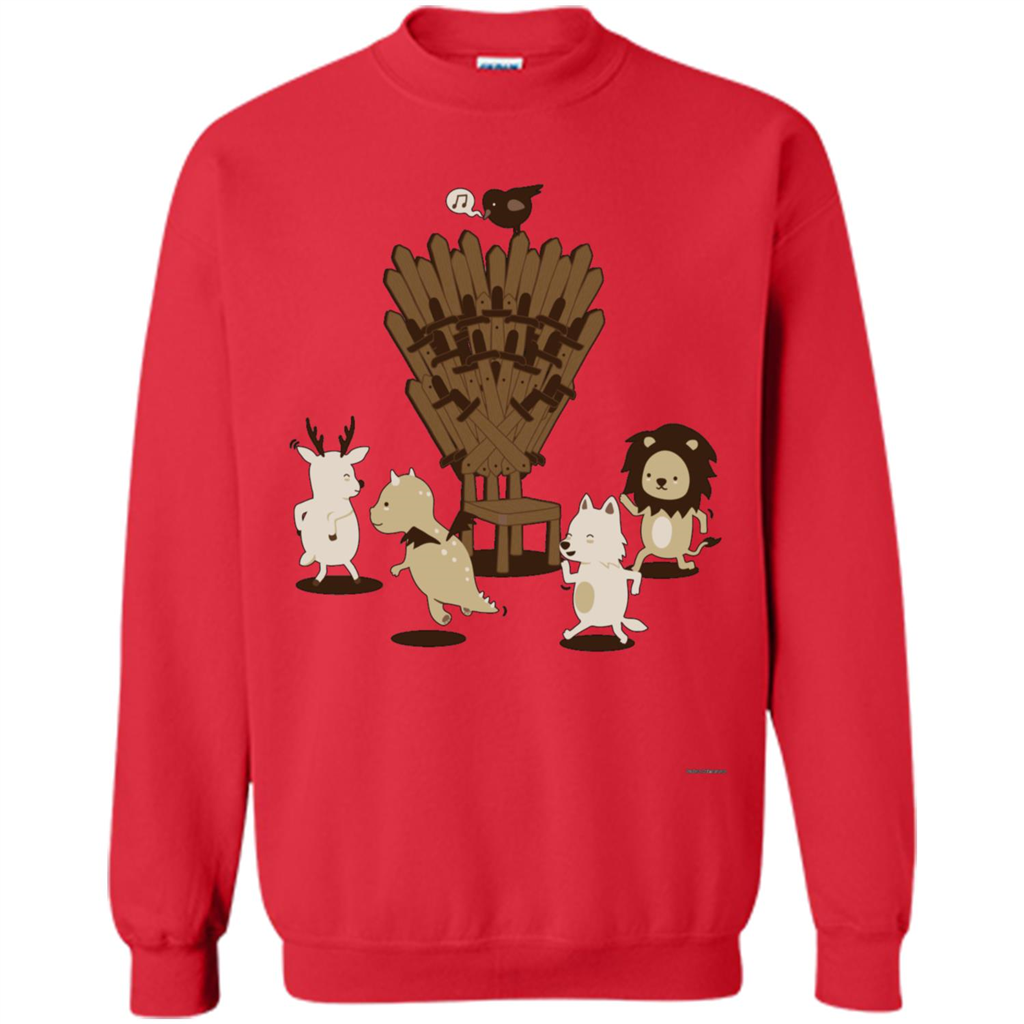 Game Of Musical Thrones Characters T-shirt Red