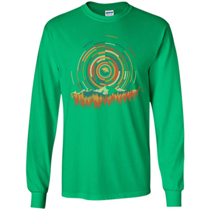 The Geometry Of Sunrise T-shirt Irish Green