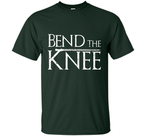 Bend The Knee Lord T-Shirt - Sword Tee cool shirt