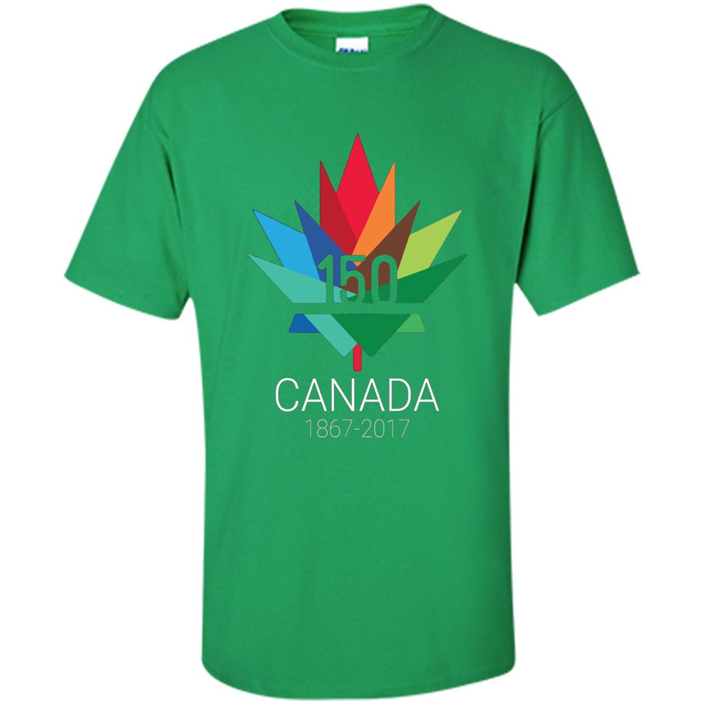 Canada 150 Years - Maple Leaf T-Shirt Irish Green