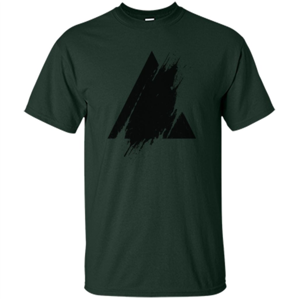 Place Splashed Triangle T-shirt Forest Green