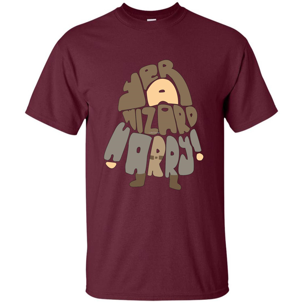Movies T-shirt Yer A Wizard Harry Maroon