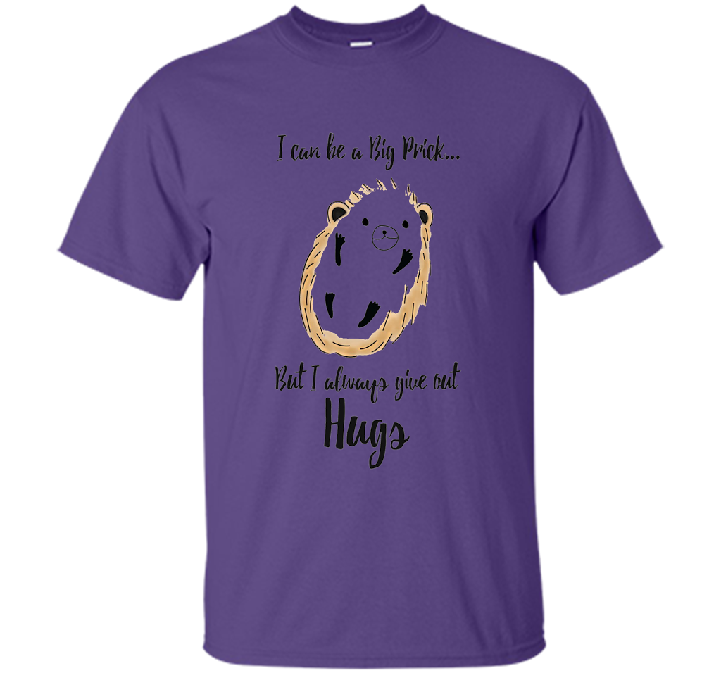 Hedgehog Hugs T-Shirt cool shirt Purple