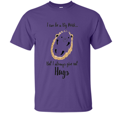 Hedgehog Hugs T-Shirt cool shirt Purple