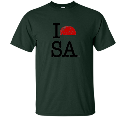 I Taco SA T-Shirt (San Antonio, TX) shirt Forest Green