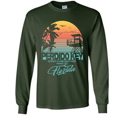 Perdido Key Florida Beach T-shirt Forest Green
