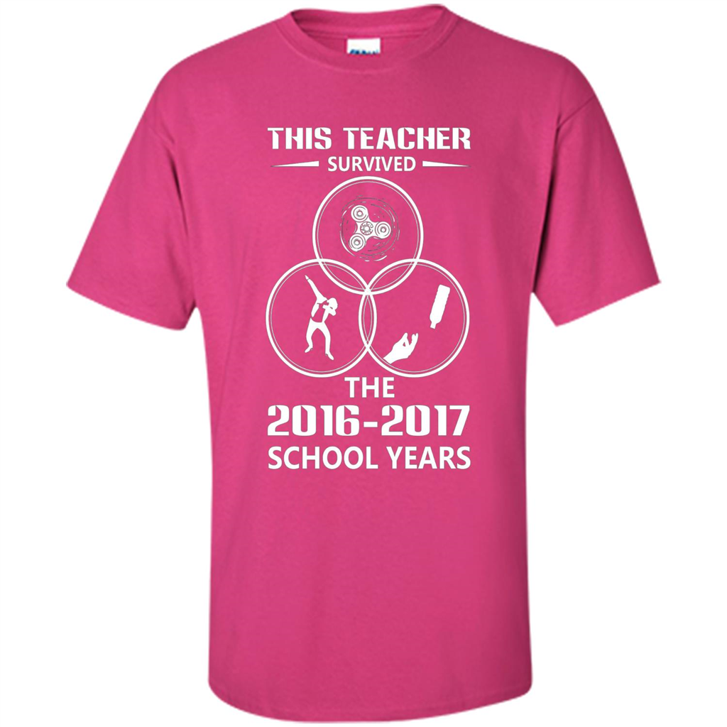 This Teacher Survived The 2016 2017 School Years T-shirt Heliconia