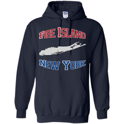 Fire Island New York T-shirt Navy