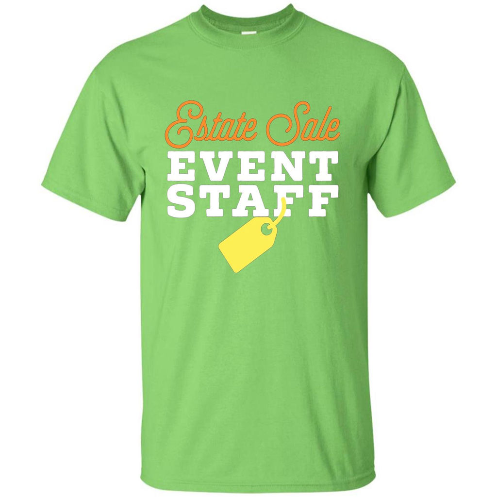 Estate Sale Event Staff T-shirt Lime