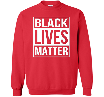 Black Lives Matter Political Protest T-Shirt shirt Red
