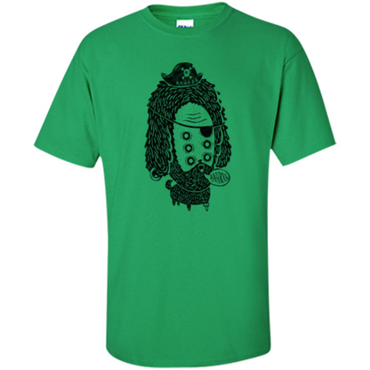 Mutant Pirate Dog T-shirt Irish Green