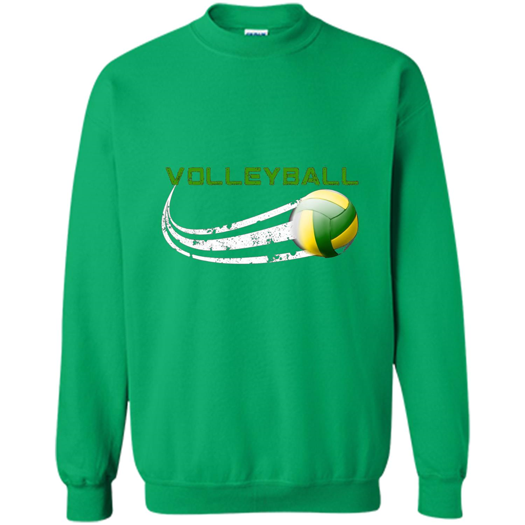 Sports T-shirt Volleyball Player Irish Green