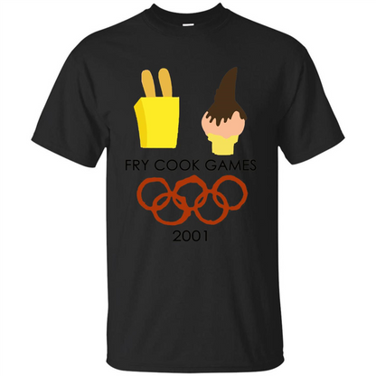 Fry Cook Games T-shirt Black
