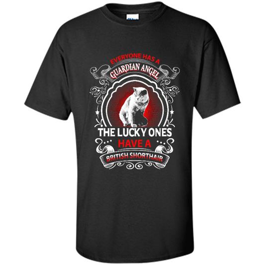 British Shorthair T-shirt The Lucky Ones Black