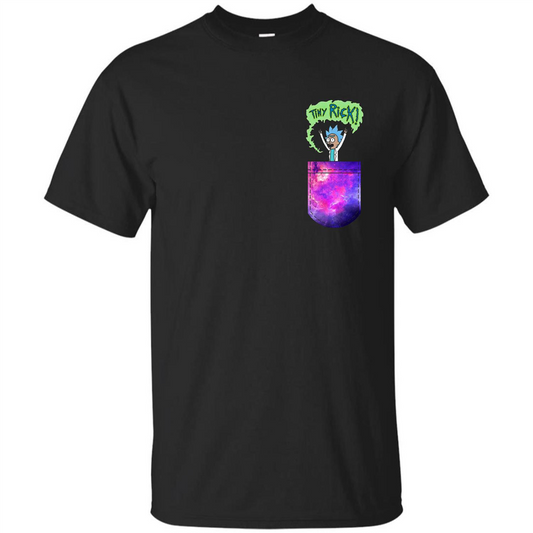 Rick And Morty T-shirt Tiny Rick T-shirt Black