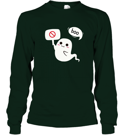 Boo Pink Shirt Long Sleeve T-Shirt Long Sleeve T-Shirt Forest Green