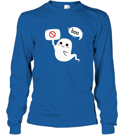 Boo Pink Shirt Long Sleeve T-Shirt Long Sleeve T-Shirt Royal