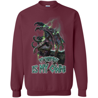 World of Warcraft T-shirt My Destiny Is My Own T-shirt Maroon