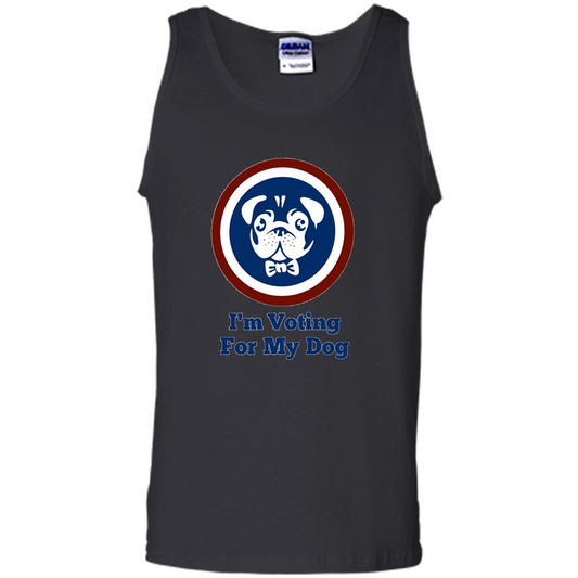 I'm Voting For My Dog T-shirt Royal